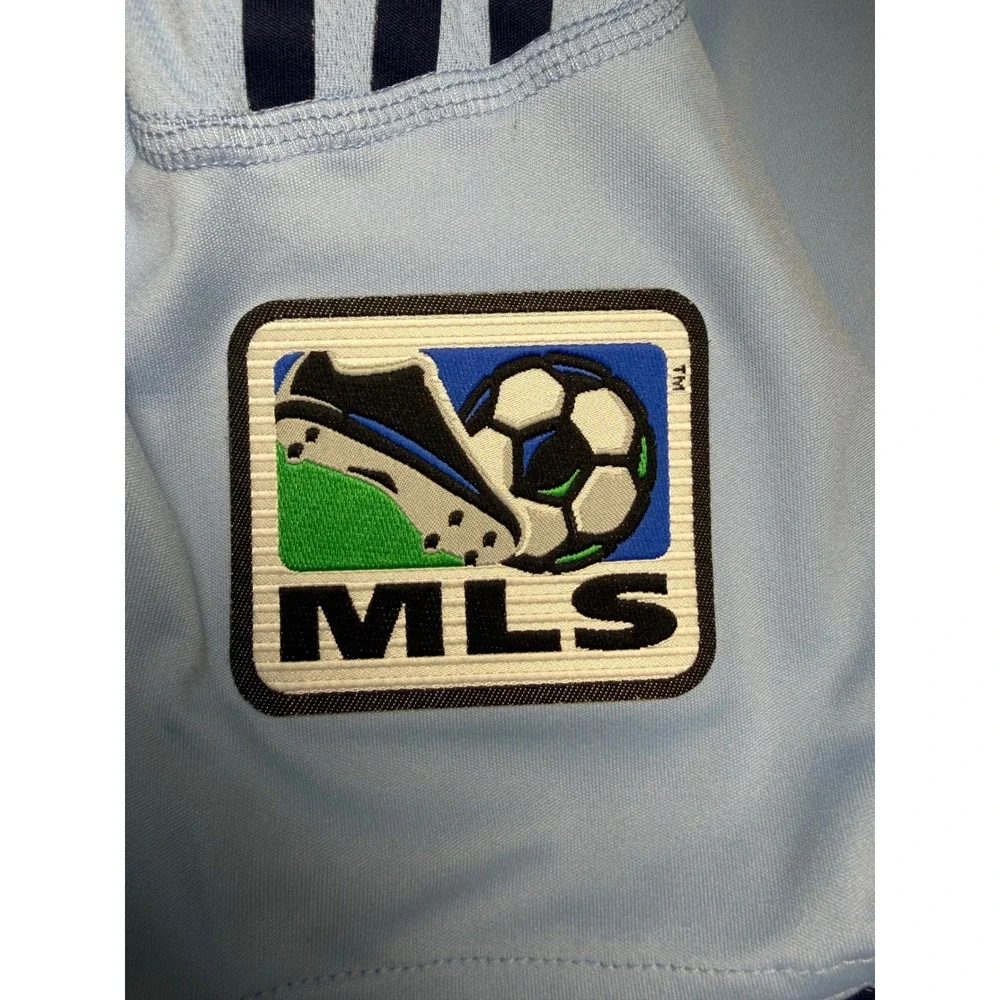 Adidas Sporting Kansas City 2011 Jersey Mens XL Light Blue MLS Soccer Lamar Hunt